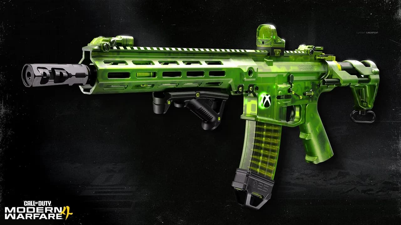 Modern Warfare 4's translucent green M4 will be exclusive to Xbox Series X/S