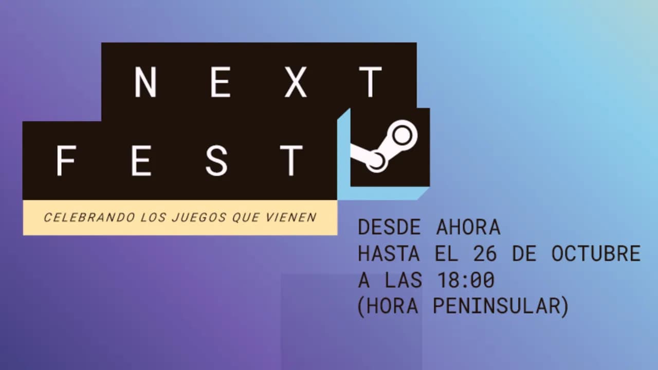Steam Next Fest de octubre de 2026: arranca la temporada de demos gratis en PC