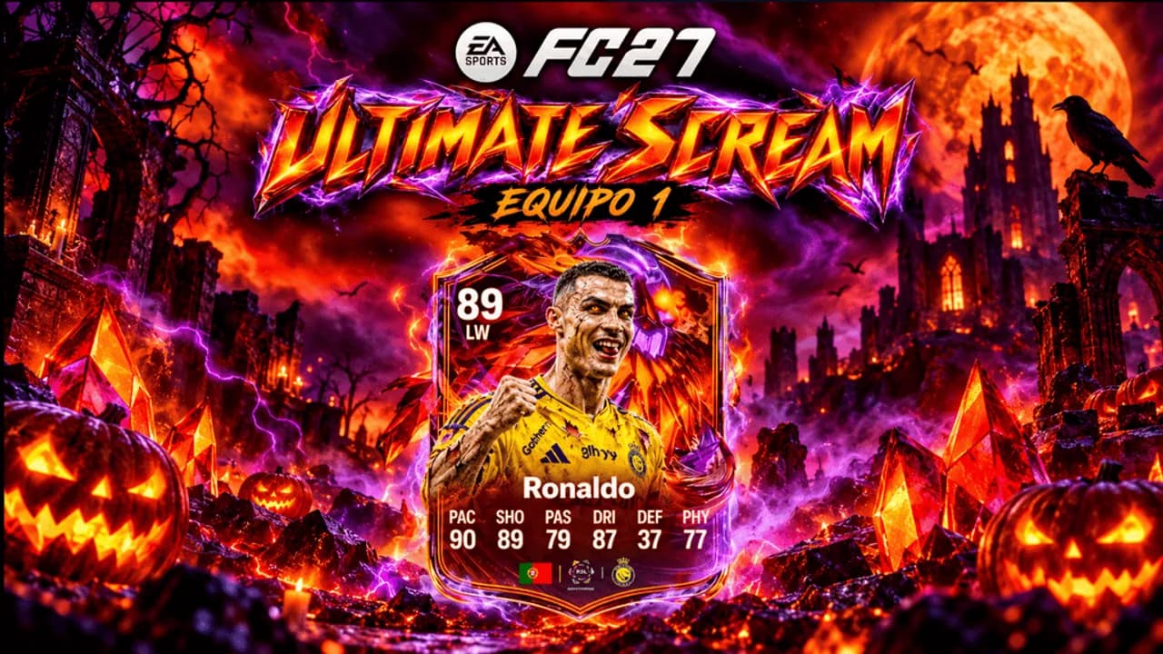 Ultimate Scream irrumpe en FC 27: Raphinha de 90 lidera el Halloween de Ultimate Team