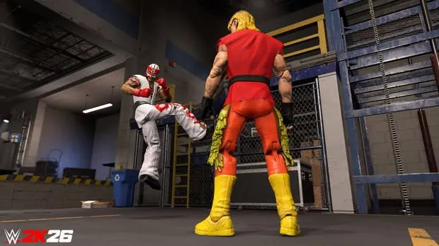 WWE 2K26 se cruza con Street Fighter: The Rock como M. Bison y Rey Mysterio como Ryu (imagen 2)
